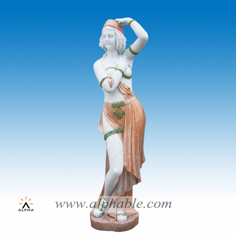 Garden marble lady sculpture, Garden marble lady sculpture SS-023