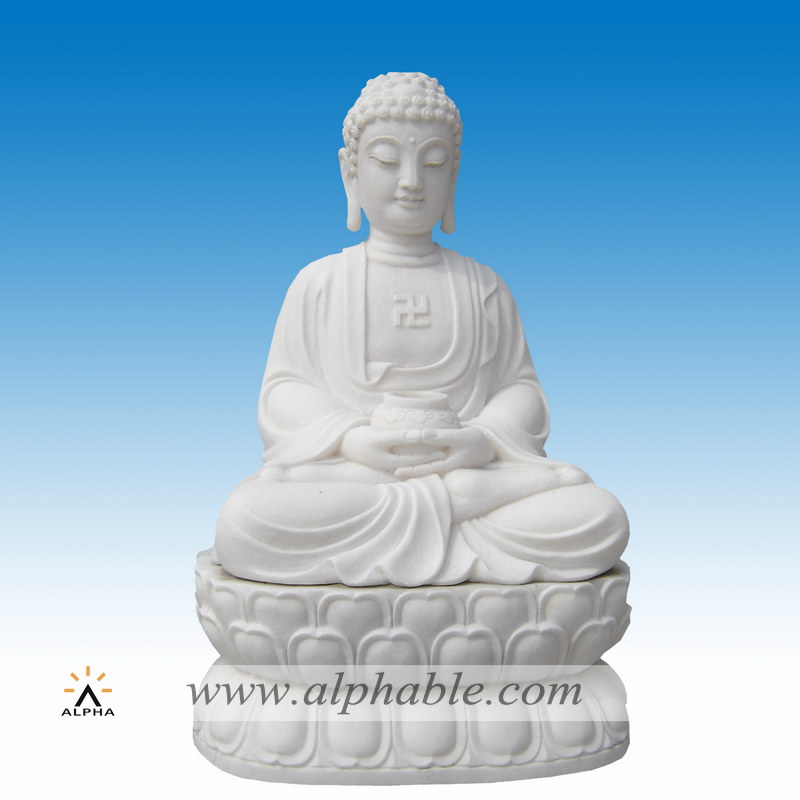 Large meditating Buddha statue