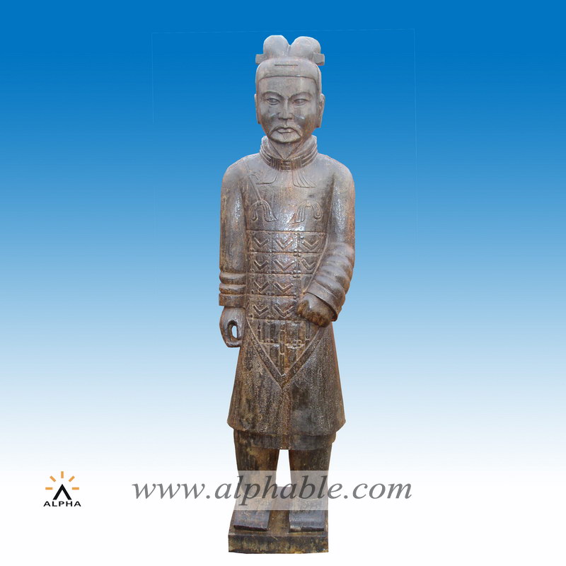 Oriental warrior marble statue, Oriental warrior marble statue SS-045