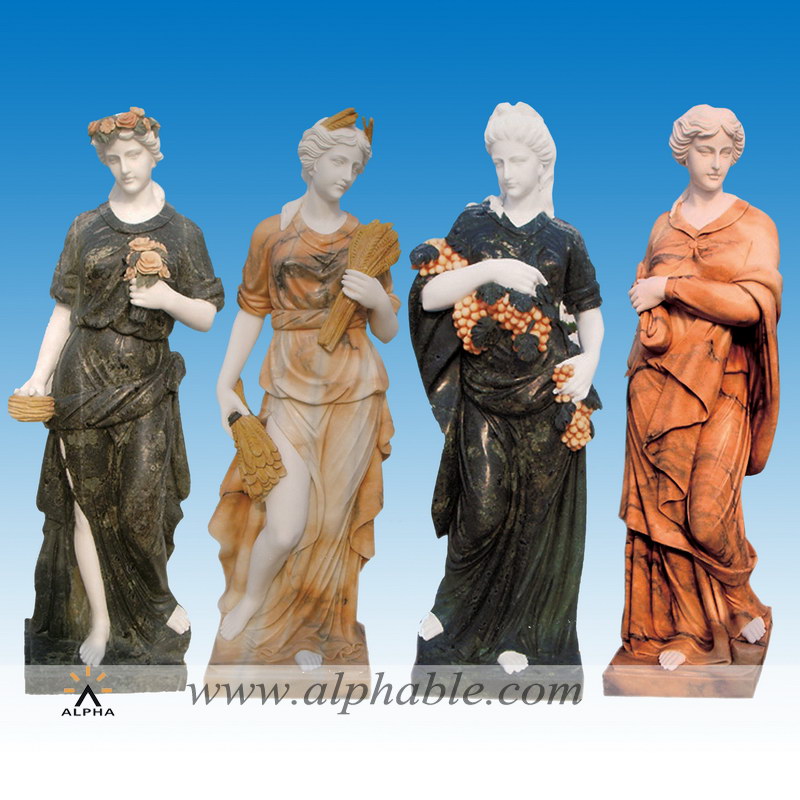 Marble four seasons goddess statues, SS-018