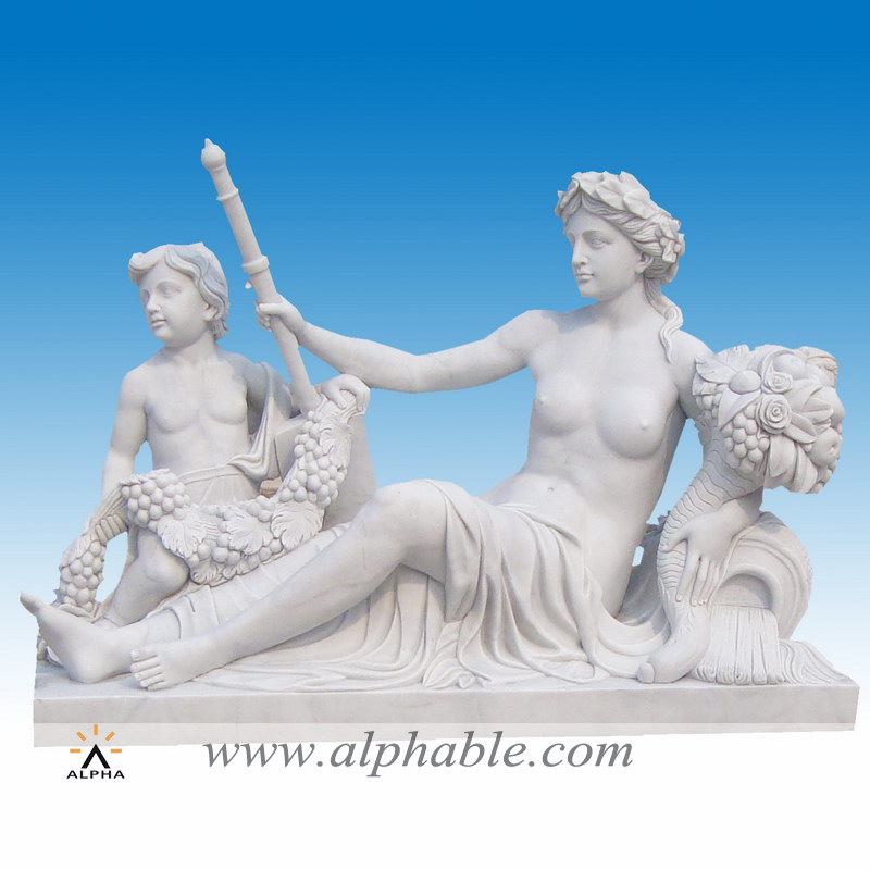 Female Greek goddesses statues