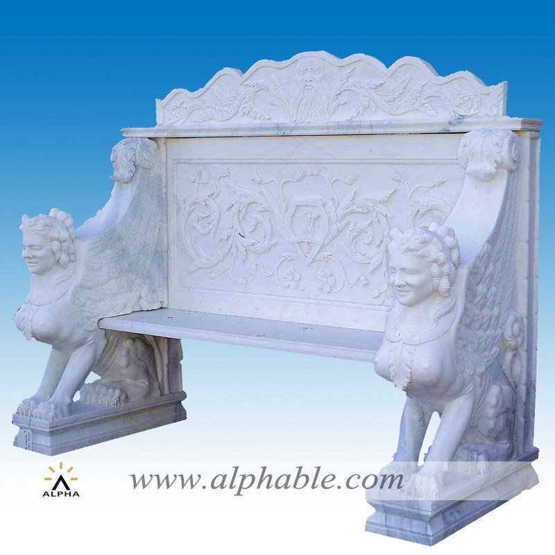Garden stone bench STB-016, STB-016