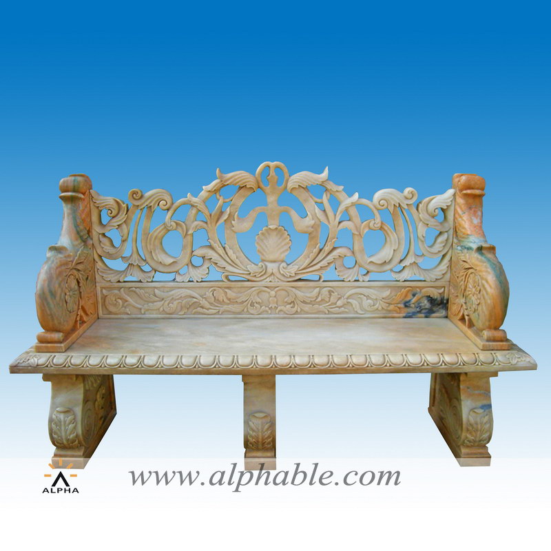 Stone patio bench STB-022, STB-022