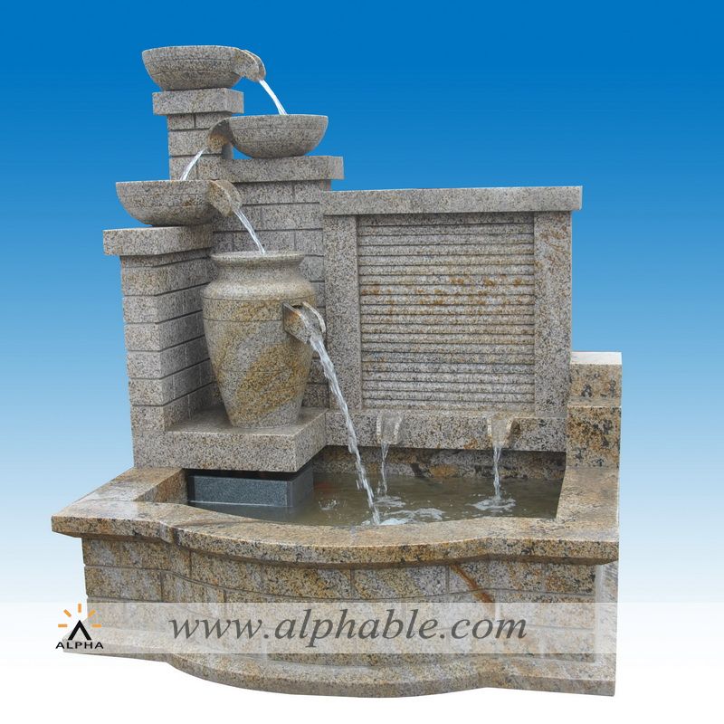 Granite cascade water feature SWF-030, SWF-030